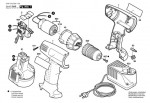 Bosch 0 601 915 720 Gsr 7,2 V Set Of Tools 7.2 V / Eu Spare Parts